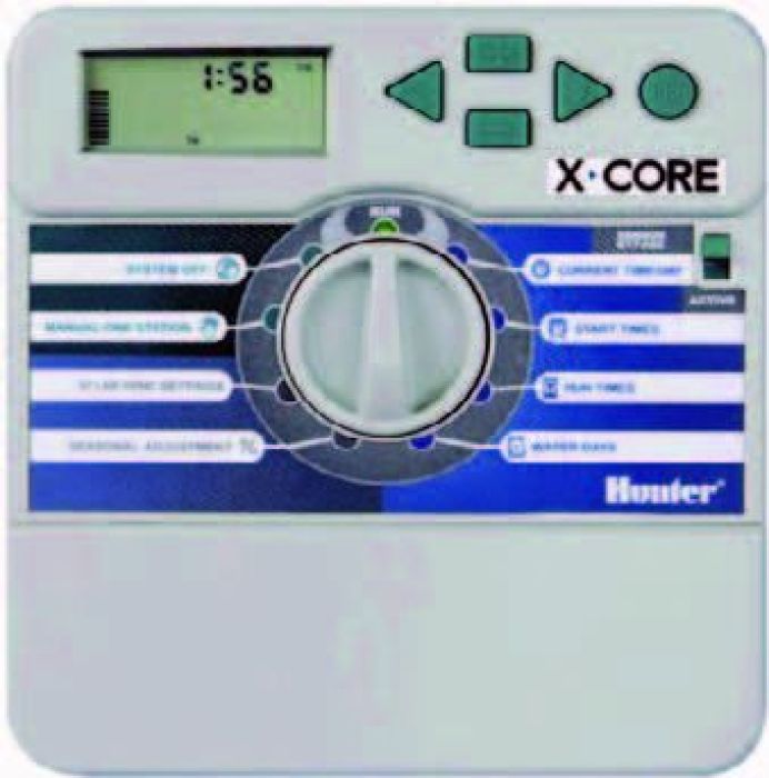 Hunter irrigation computer, X-Core 601i for 6 stations (indoor)