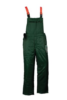 Chainsaw bib trousers with round cut protection size 52