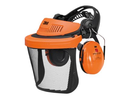 PELTOR hearing and face protection combination 3M-G500 orange