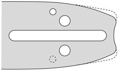 Ketten- Schienenkombination 0,325 Zoll, 1,3 mm, 38 cm f. Dolmar